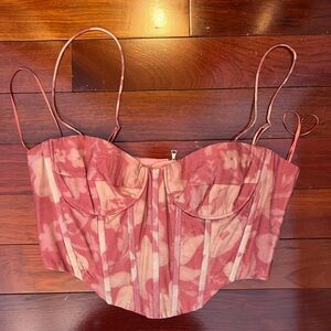 Bardot Elsie Top in color rose